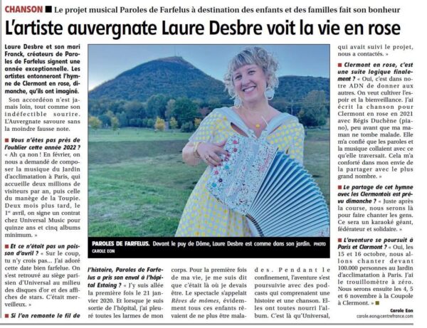 Lorettes dans le journal